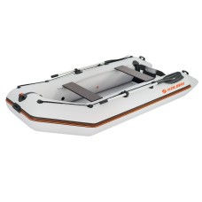 Надувная лодка Колибри КМ-330 (Kolibri KM-330) моторная слань-книжка, светло-серая