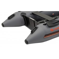 Надувная лодка Колибри КМ-330Д Профи (Kolibri KM-330D Профи) моторная килевая алюминиевый пайол, тёмно-серая