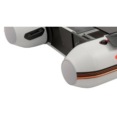 Надувная лодка Колибри КМ-330ДСЛ (Kolibri KM-330DSL) моторная килевая алюминиевый пайол, светло-серая