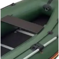 Надувная лодка Колибри КМ-450ДСЛ (Kolibri KM-450DSL) моторная килевая алюминиевый пайол, зелёная
