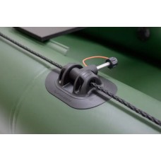 Надувная лодка Колибри КМ-450ДСЛ (Kolibri KM-450DSL) моторная килевая алюминиевый пайол, зелёная