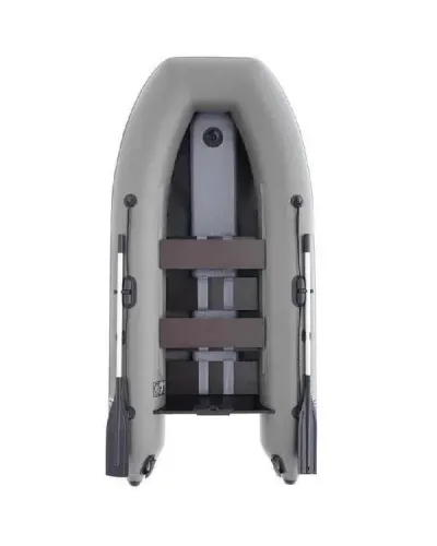 Надувная лодка Parsun Stm 340К New (серая) с гидролыжей (0019К)