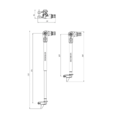 Телескопический держатель датчика эхолота FASTEN (Ft500)