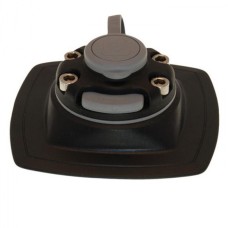 Замок и монтажная площадка FASTEN 110х110 мм для установки на надувной борт, черно-серая (FMp224)