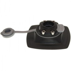 Замок и монтажная площадка FASTEN 110х110 мм для установки на надувной борт, черно-серая (FMp224)