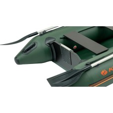 Надувная лодка Колибри КМ-245 (Kolibri KM-245) моторная Air-Deck, зелёная