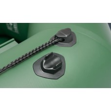 Надувная лодка Колибри КМ-245 (Kolibri KM-245) моторная Air-Deck, зелёная