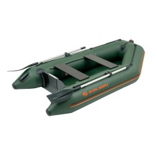 Надувная лодка Колибри КМ-260 (Kolibri KM-260) моторная Air-Deck, зелёная
