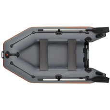 Надувная лодка Колибри КМ-260 (Kolibri KM-260) моторная слань-коврик, тёмно-серая