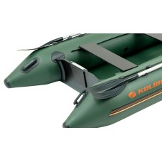 Надувная лодка Колибри КМ-280 (Kolibri KM-280) моторная слань-книжка, зелёная