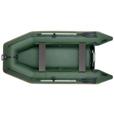 Надувная лодка Колибри КМ-330 (Kolibri KM-330) моторная Air-Deck, зелёная