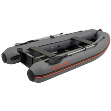 Надувная лодка Колибри КМ-330ДСЛ (Kolibri KM-330DSL) моторная килевая алюминиевый пайол, тёмно-серая