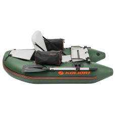 Надувная лодка Колибри К-180Ф (Kolibri K-180F) гребная Air-Deck, зеленая