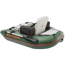 Надувная лодка Колибри К-180Ф (Kolibri K-180F) гребная Air-Deck, зеленая
