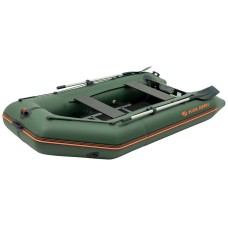 Надувная лодка Колибри КМ-300Д Профи (Kolibri KM-300D) моторная килевая фанерный пайол, зелёная