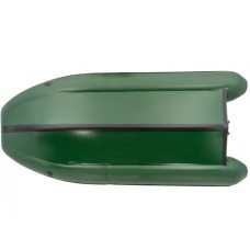 Надувная лодка Колибри КМ-400ДСЛ (Kolibri KM-400DSL) моторная килевая фанерный пайол, зелёная